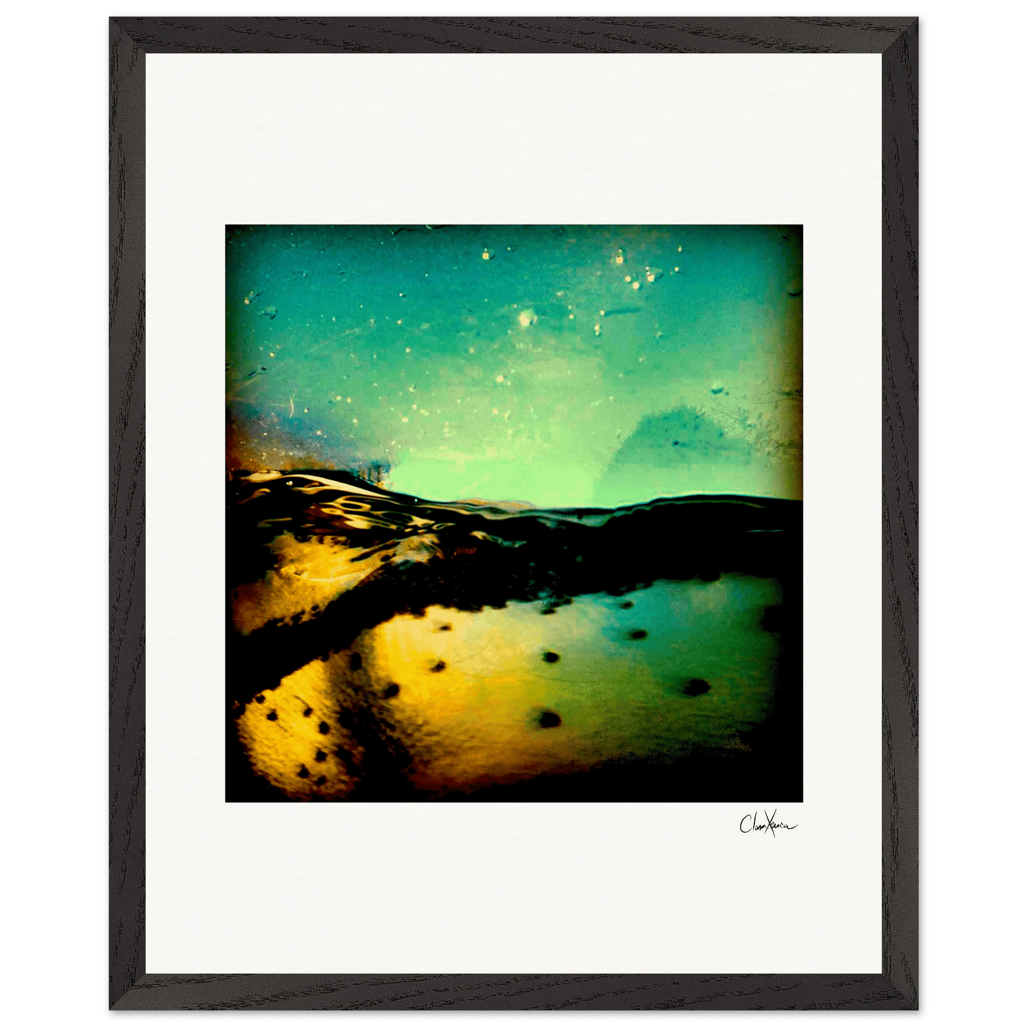 Underwater Flight Framed print 40x50 cm / 16x20″ Black frame 39