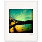Underwater Flight Framed print 40x50 cm / 16x20″ White frame 13