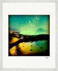 Underwater Flight Framed print 40x50 cm / 16x20″ White frame 18