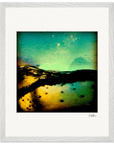 Underwater Flight Framed print 40x50 cm / 16x20″ White frame 18