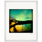 Underwater Flight Framed print 40x50 cm / 16x20″ White frame 18