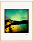 Underwater Flight Framed print 40x50 cm / 16x20″ Wood frame 18