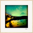 Underwater Flight Framed print 50x50 cm / 20x20″ Wood frame 24
