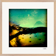 Underwater Flight Framed print 50x50 cm / 20x20″ Wood frame 31
