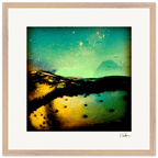 Underwater Flight Framed print 50x50 cm / 20x20″ Wood frame 31