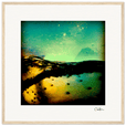 Underwater Flight Framed print 50x50 cm / 20x20″ Wood frame 24