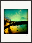 Underwater Flight Framed print 60x80 cm / 24x32″ Black frame 32