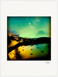 Underwater Flight Framed print 60x80 cm / 24x32″ White frame 7