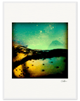 Underwater Flight Framed print 60x80 cm / 24x32″ White frame 7