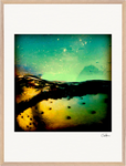 Underwater Flight Framed print 60x80 cm / 24x32″ Wood frame 19