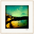 Underwater Flight Framed print 70x70 cm / 28x28″ Wood frame 19
