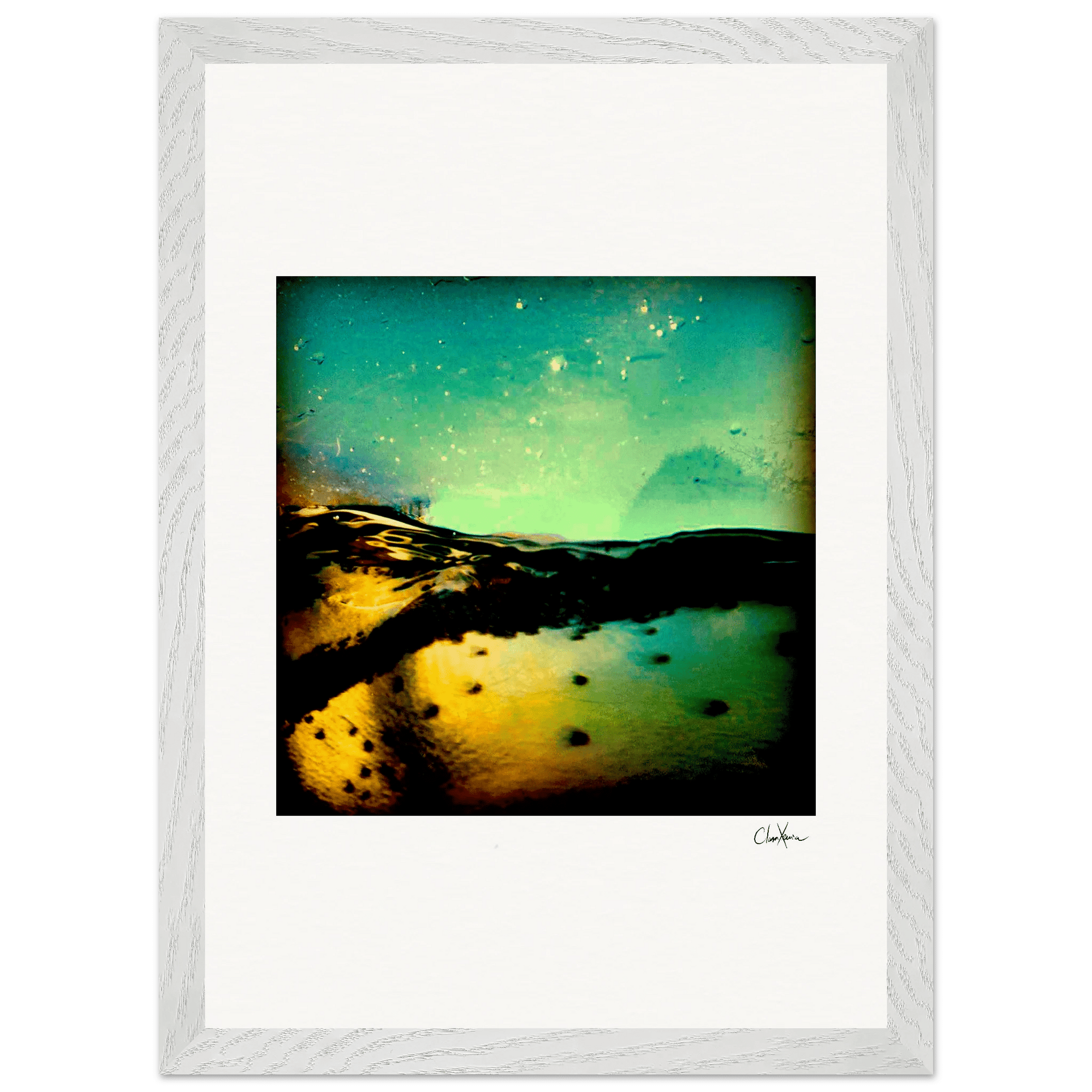 Underwater Flight Framed print A3 (29.7 x 42 cm) White frame 16