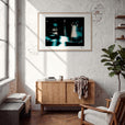 Vibe of Life Framed print 70x100 cm / 28x40″ Wood frame in interior