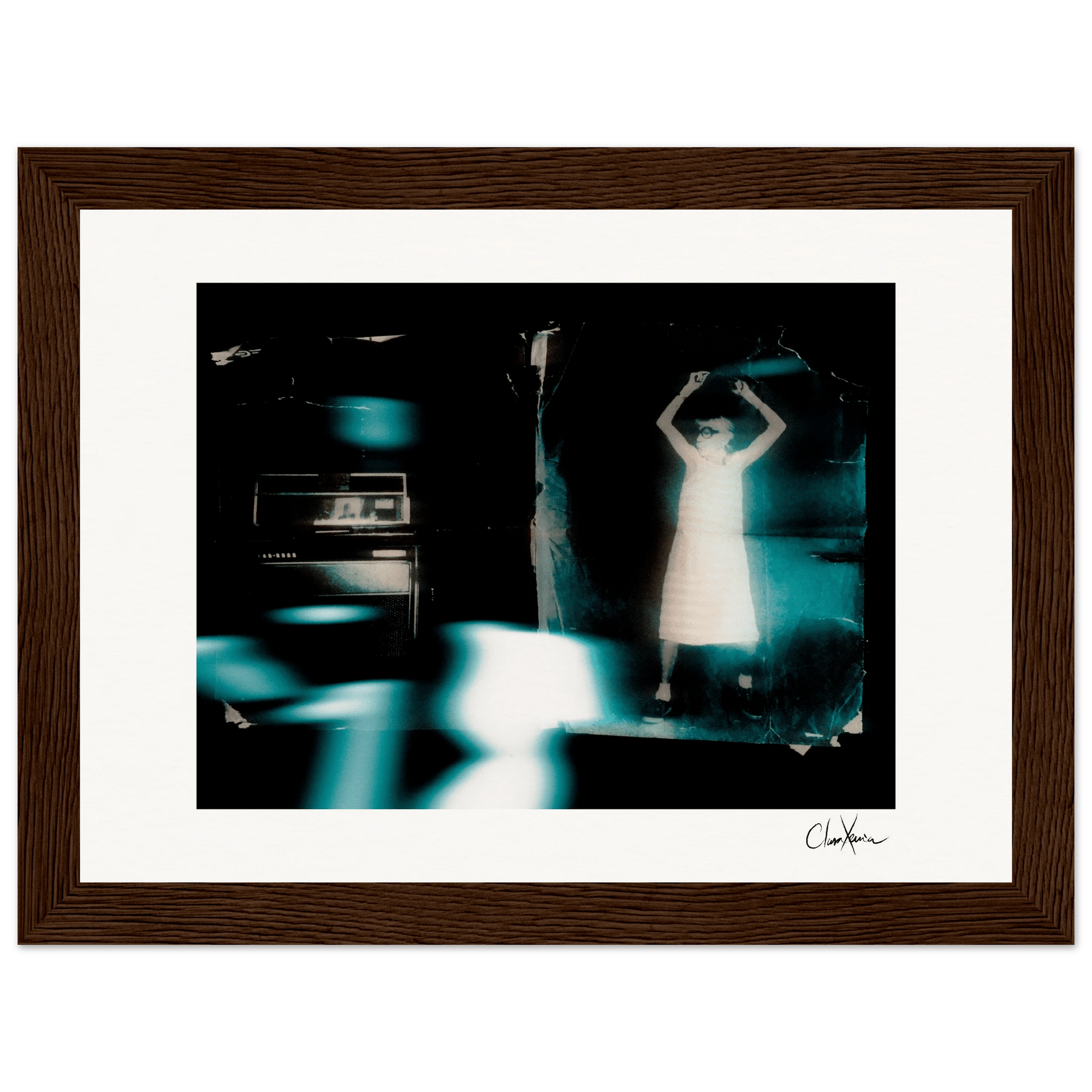 Vibe of Life Framed print 13x18 cm / 5x7″ Dark wood frame 37
