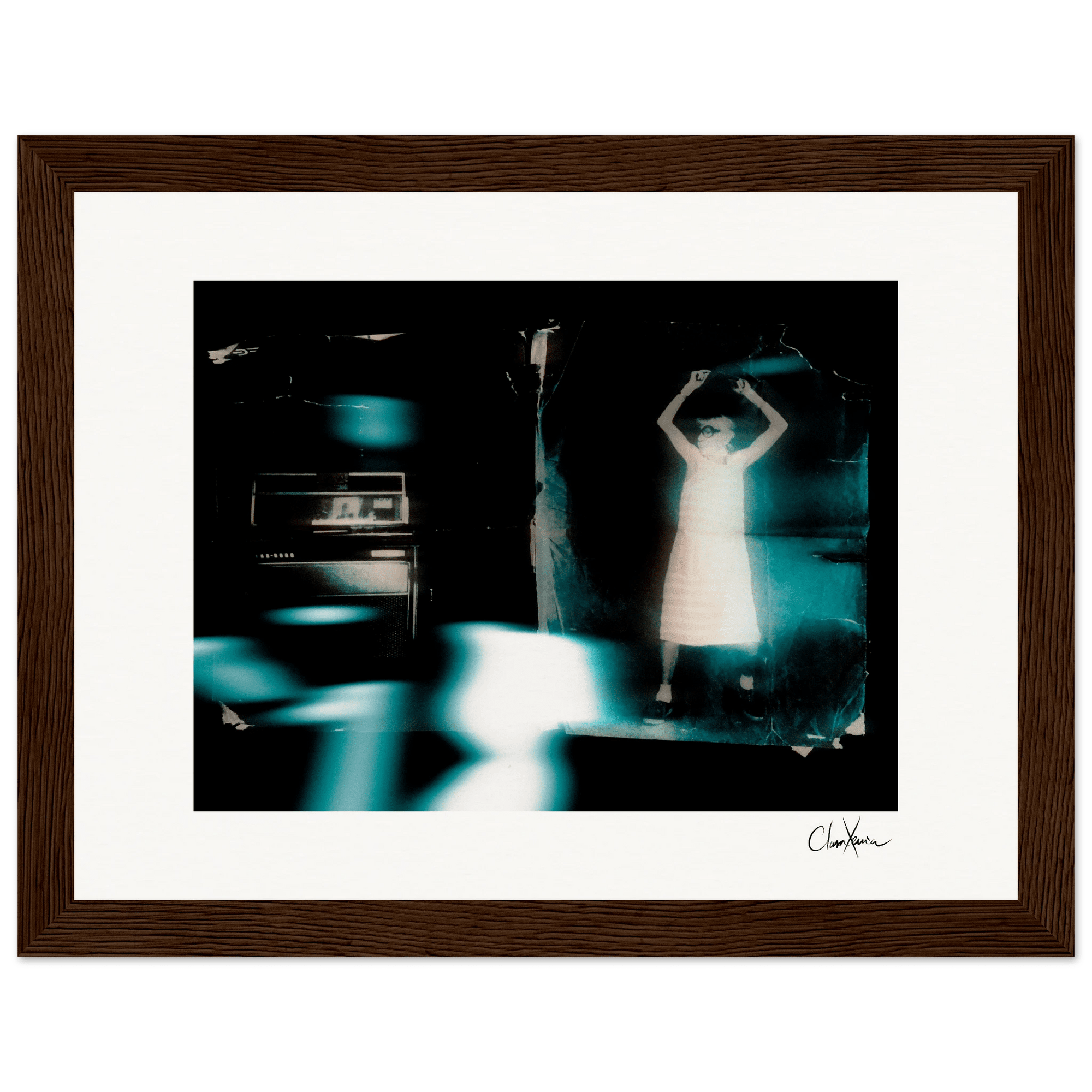 Vibe of Life Framed print 15x20 cm / 6x8″ Dark wood frame 34