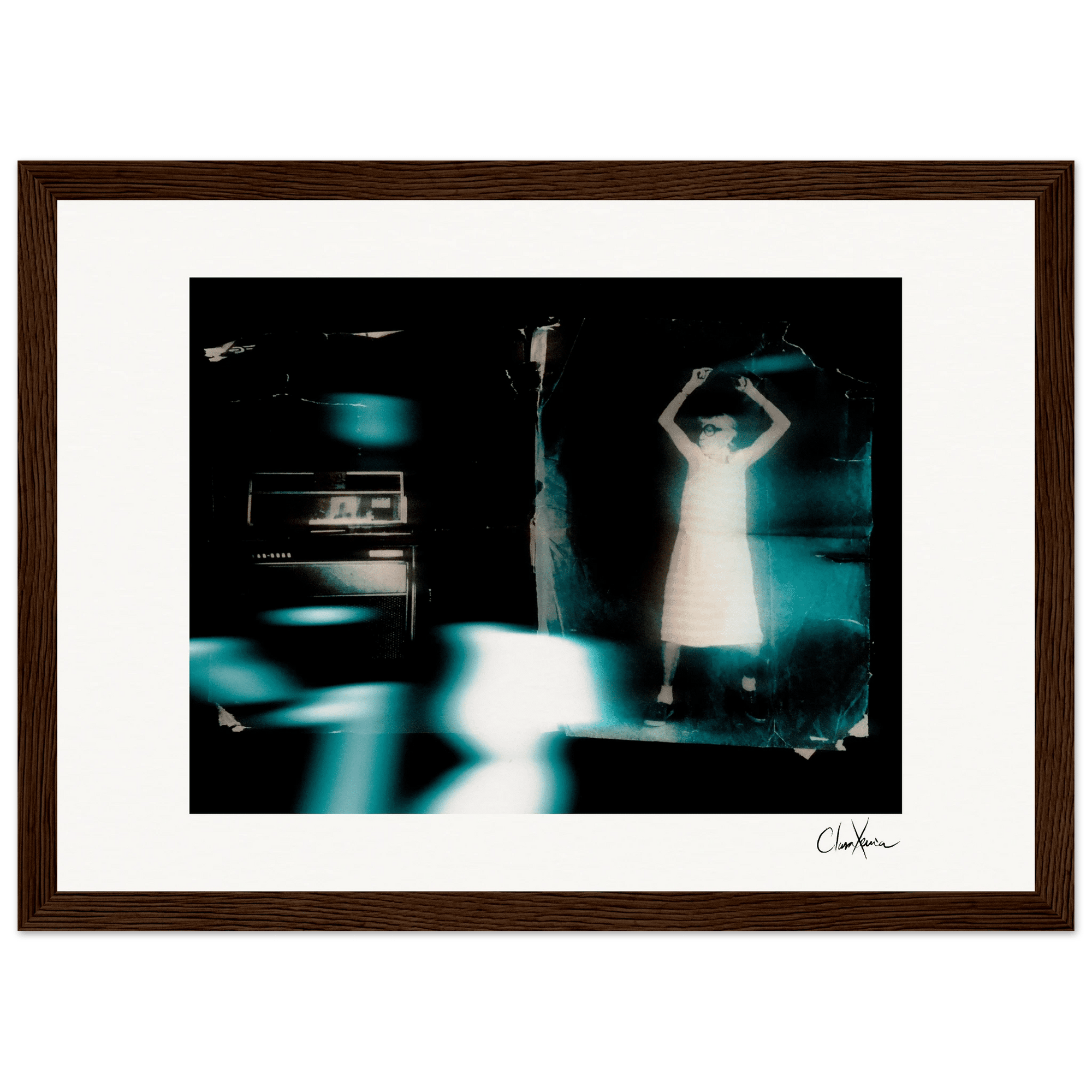 Vibe of Life Framed print 21x29.7 cm / 8x12" Dark wood frame 38