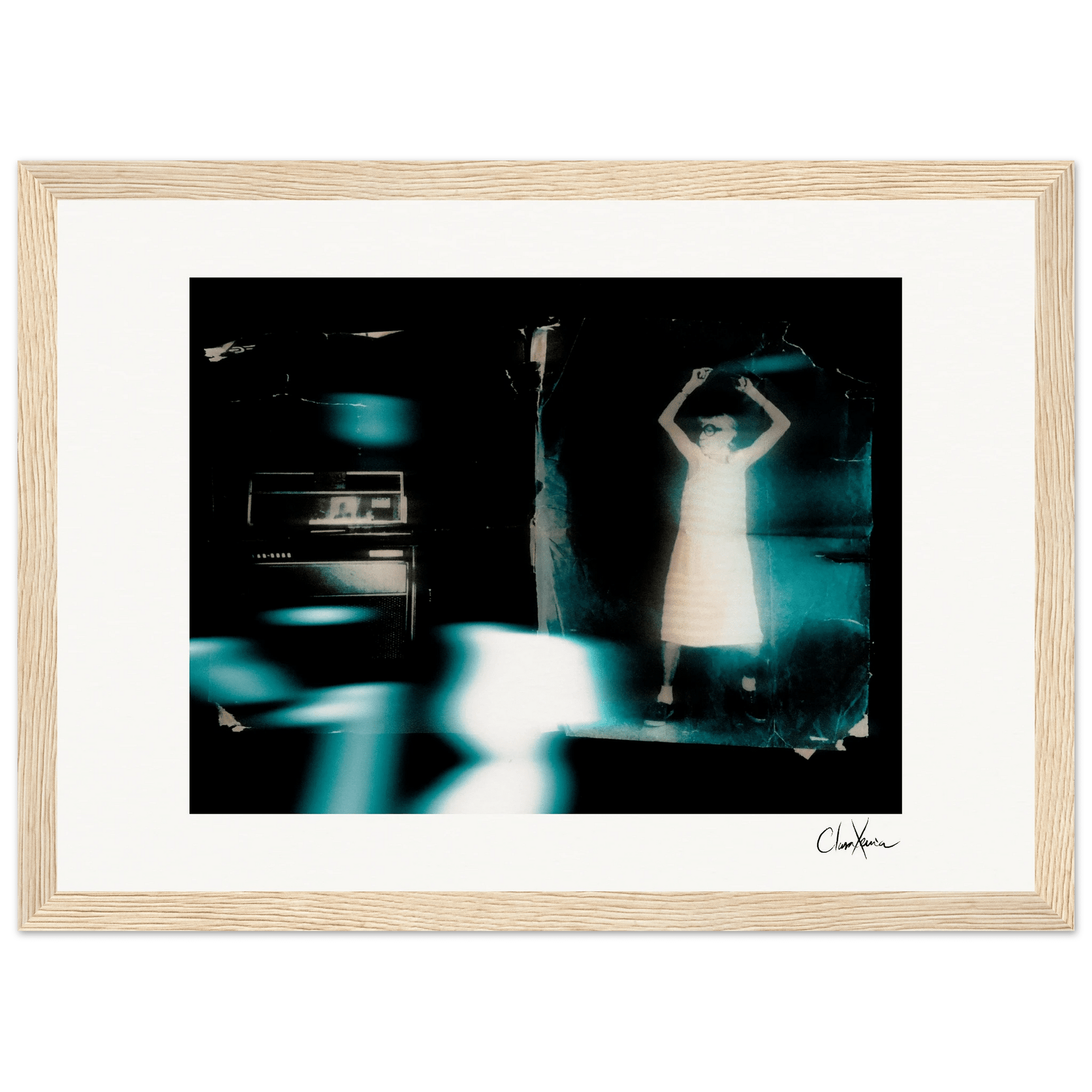 Vibe of Life Framed print 21x29.7 cm / 8x12" Wood frame 23