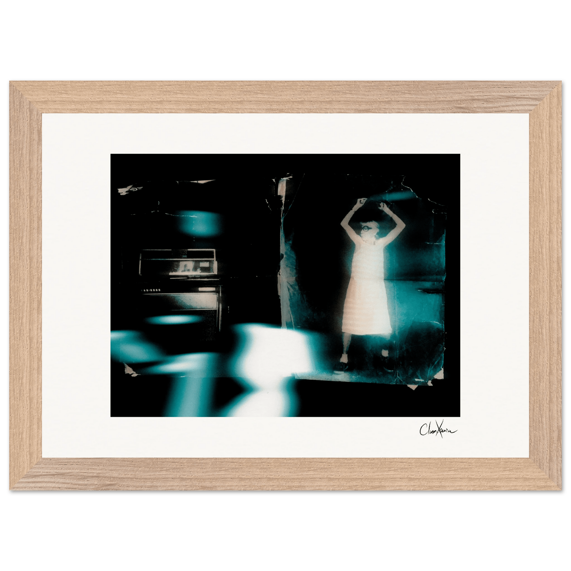 Vibe of Life Framed print 21x29.7 cm / 8x12" Wood frame 23