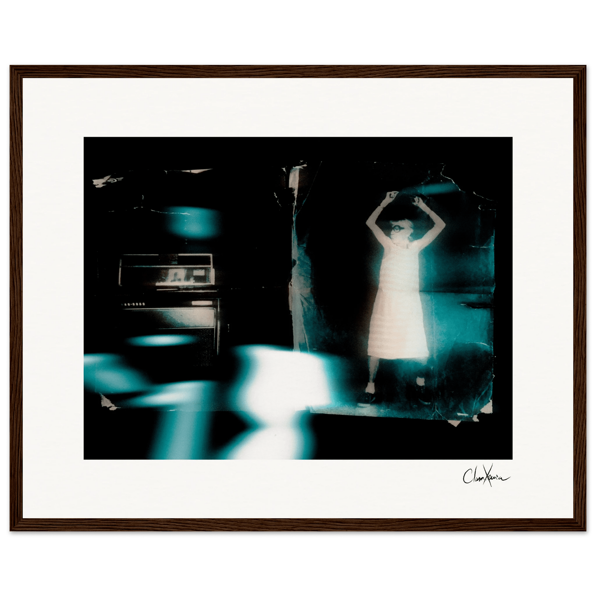 Vibe of Life Framed print 40x50 cm / 16x20″ Dark wood frame 35