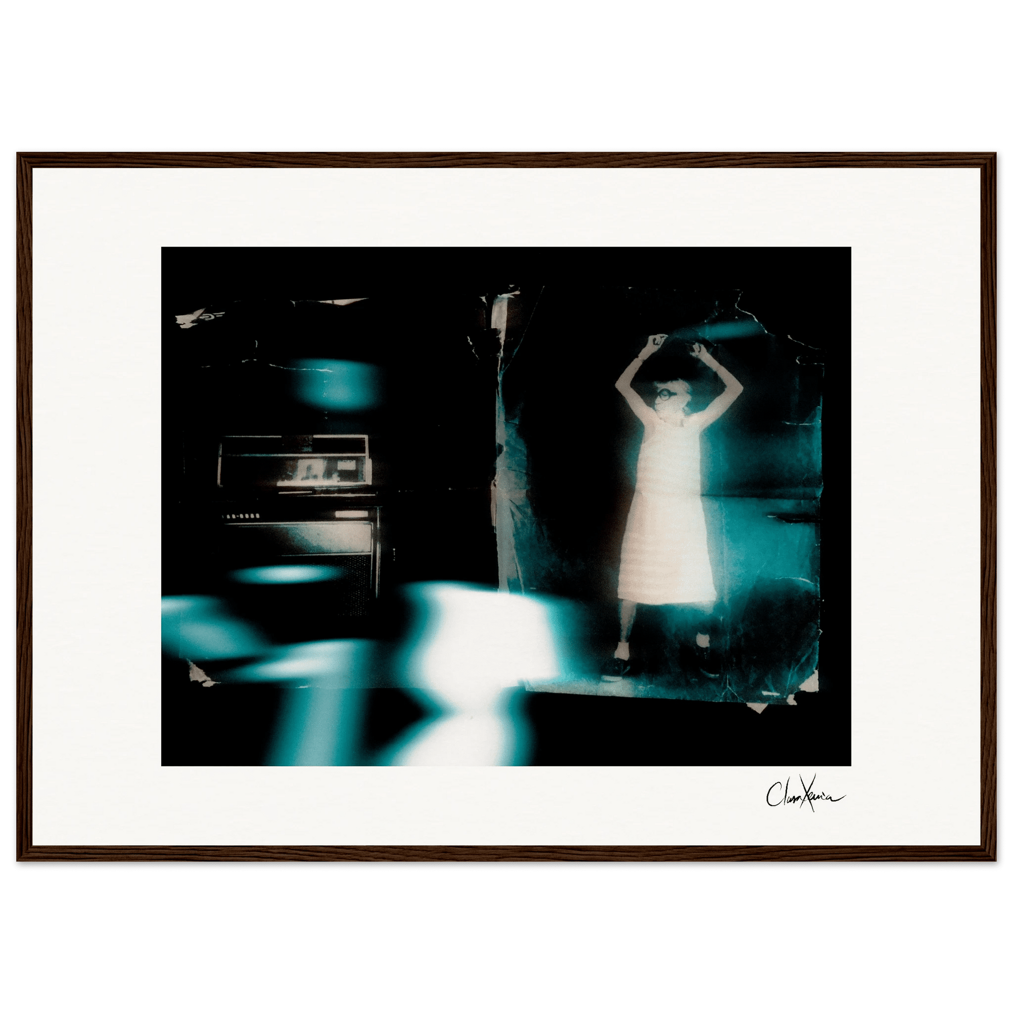 Vibe of Life Framed print 50x70 cm / 20x28″ Dark wood frame 46