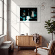 Vibe of Life Framed print 70x100 cm / 28x40″ White frame in interior