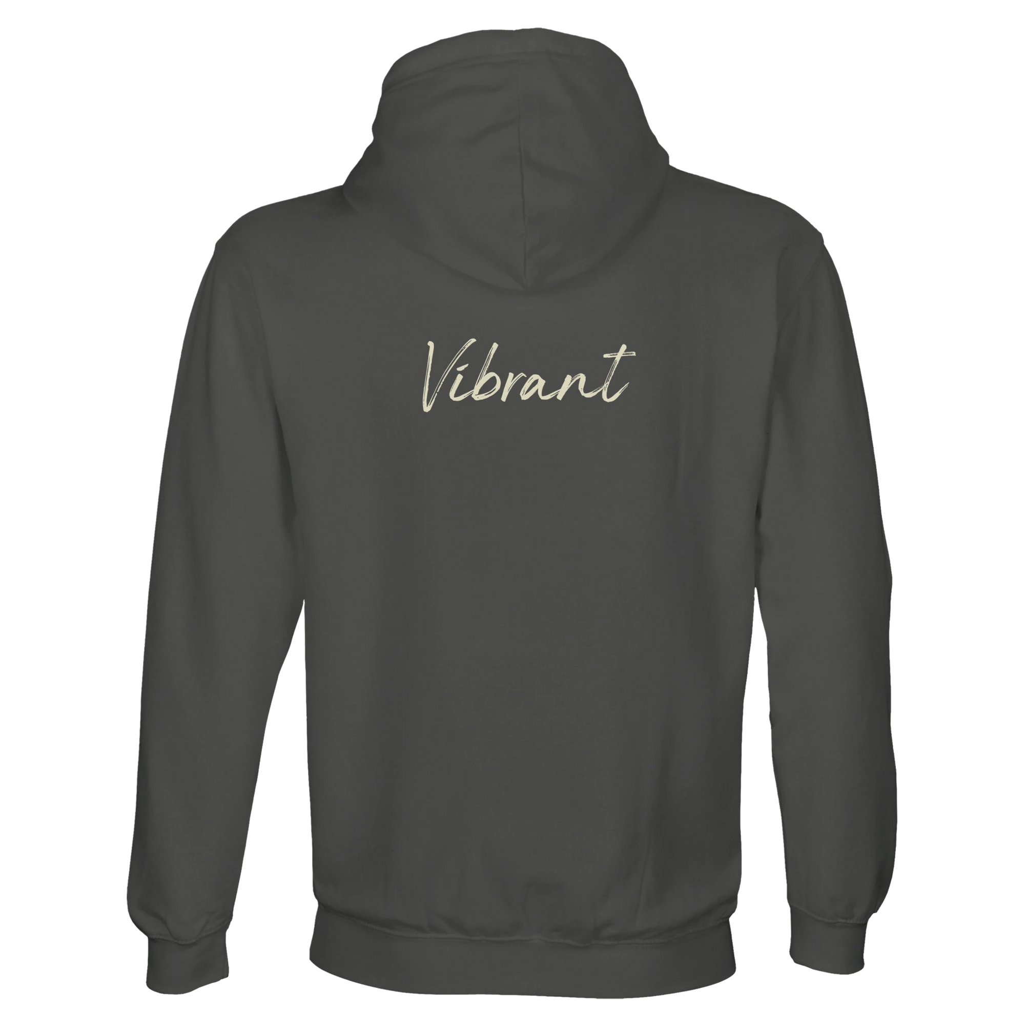 Vibrant - "Never too Late" Hoodie charcoal melange XS 30
