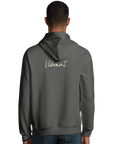 Vibrant - "Never too Late" Hoodie charcoal melange XS 3