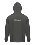 Vibrant - "Never too Late" Hoodie charcoal melange XS 2