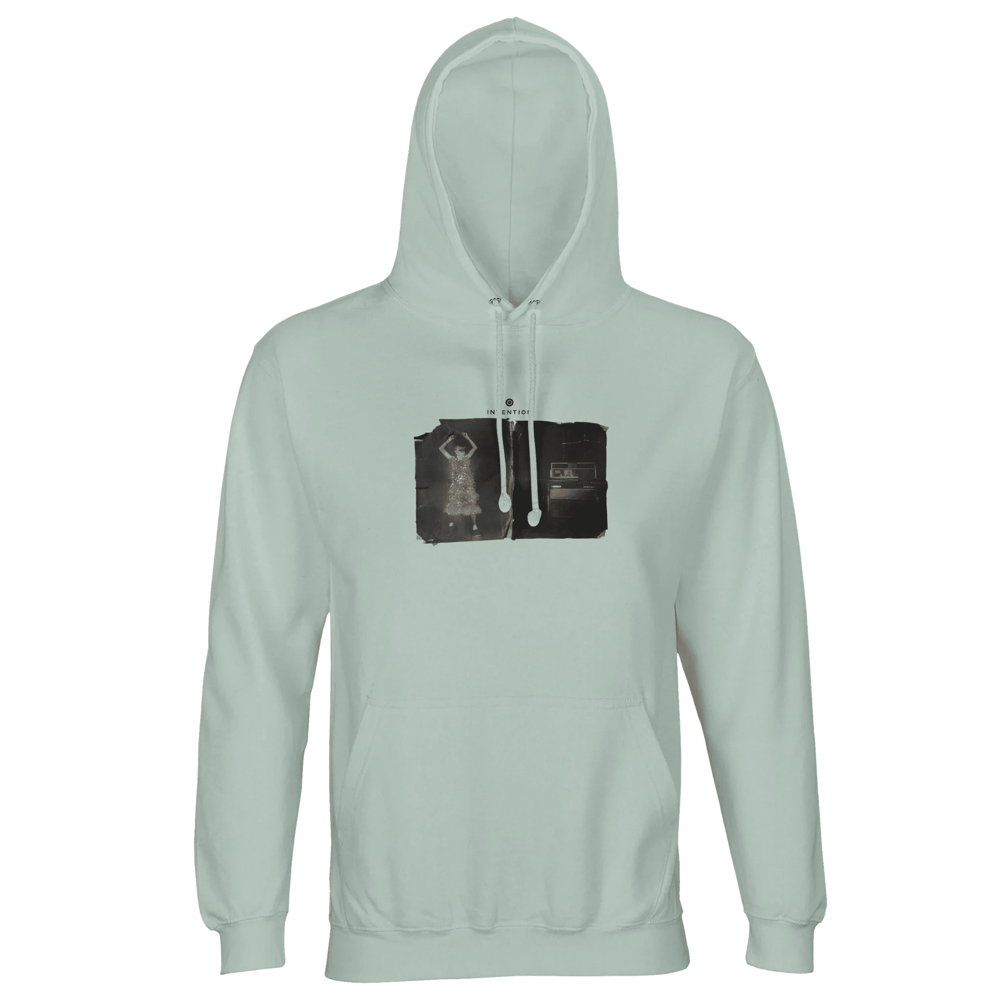Vibrant - "Never too Late" Hoodie creamy green XS 44