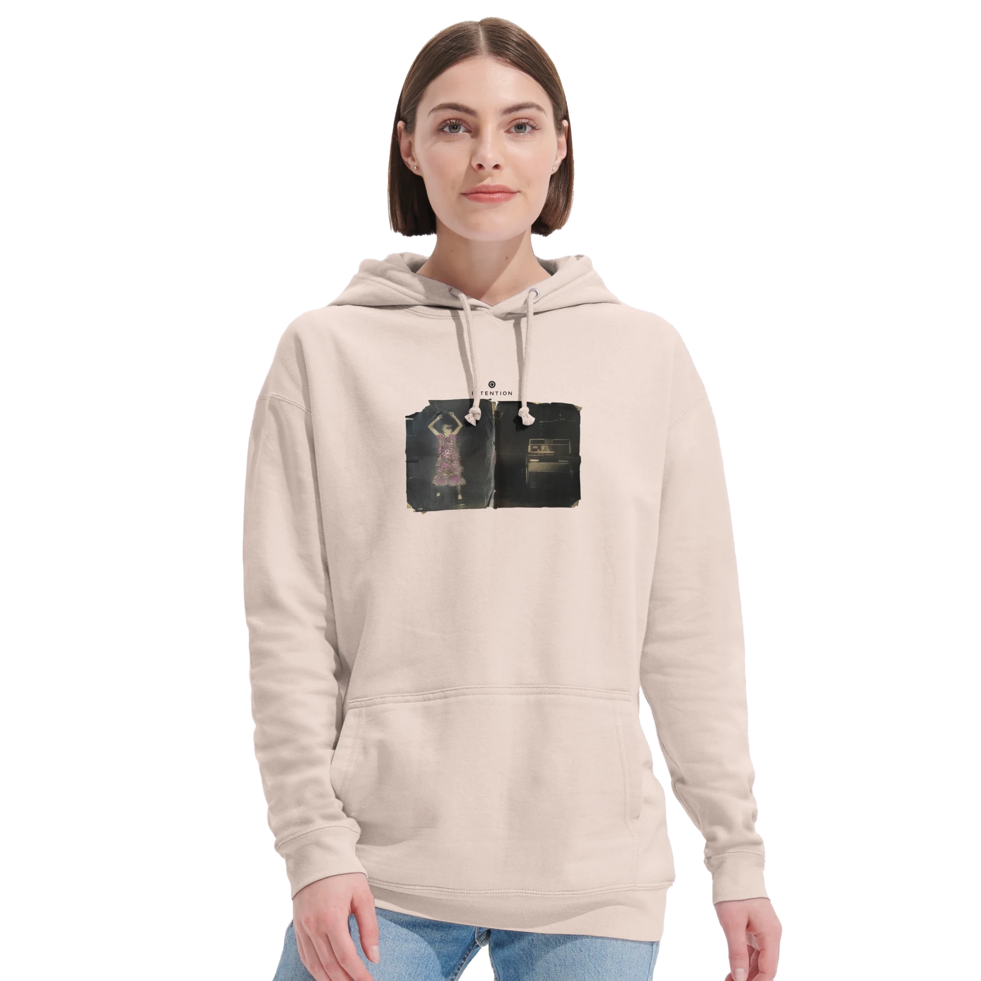 Vibrant - "Never too Late" Hoodie creamy pink XS 13