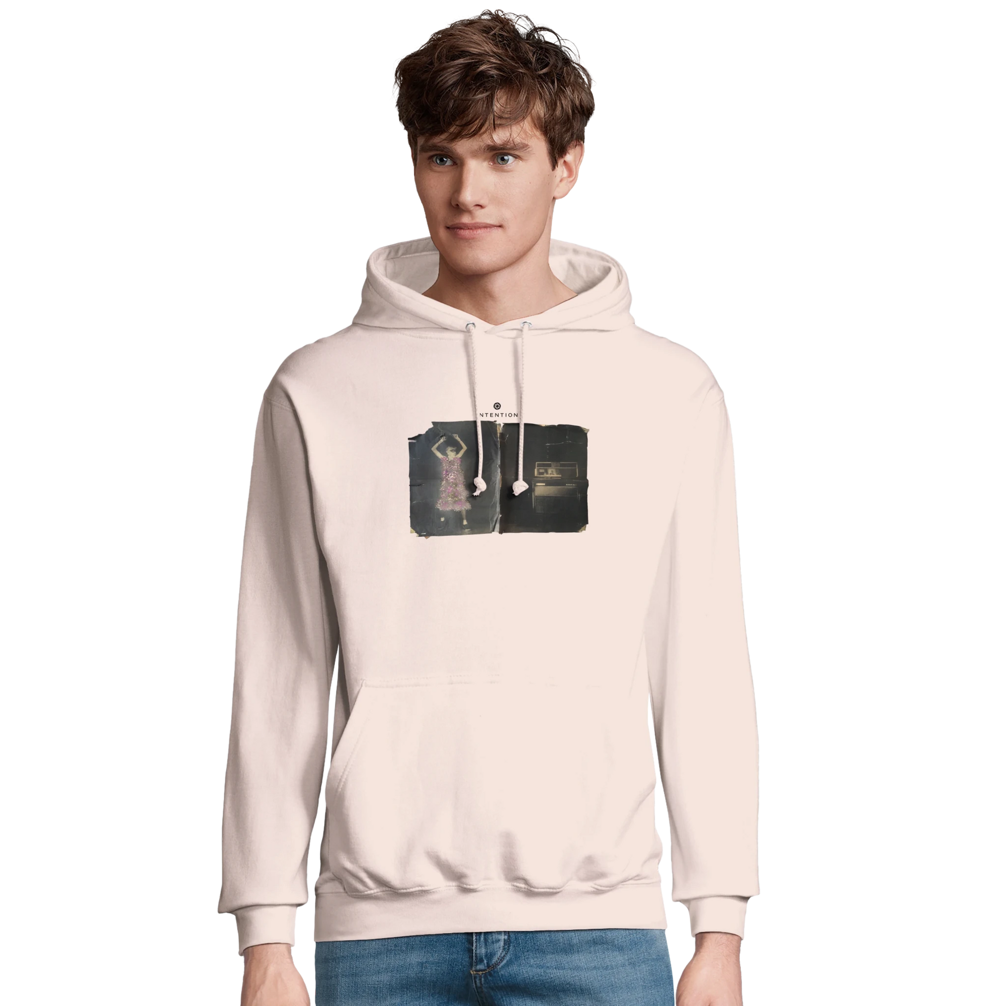 Vibrant - "Never too Late" Hoodie creamy pink XS 11