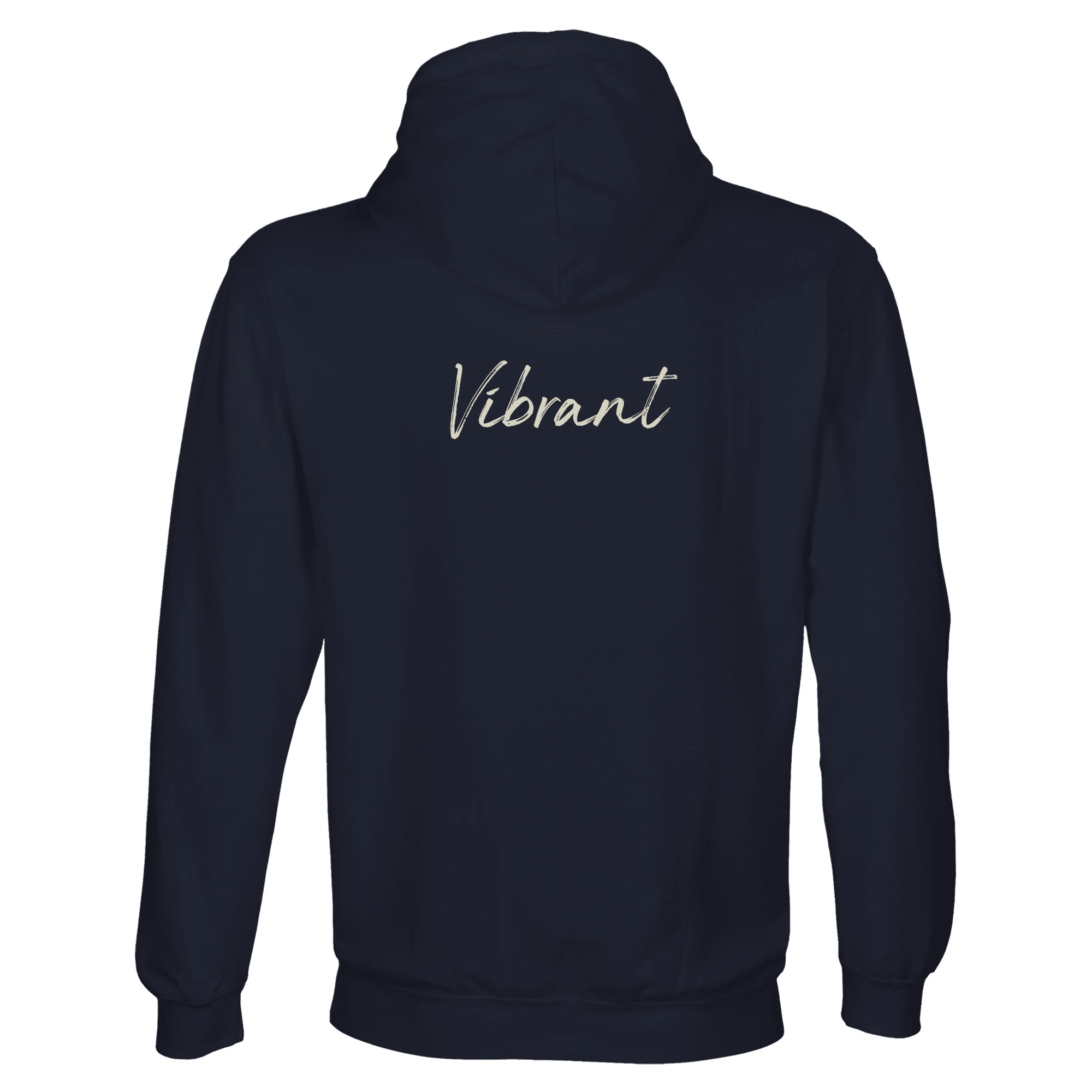 Vibrant - "Never too Late" Hoodie French Navy XS 5