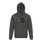 Vibrant - "Never too Late" Hoodie Grey Melange XS 1