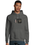 Vibrant - "Never too Late" Hoodie Grey Melange XS 3