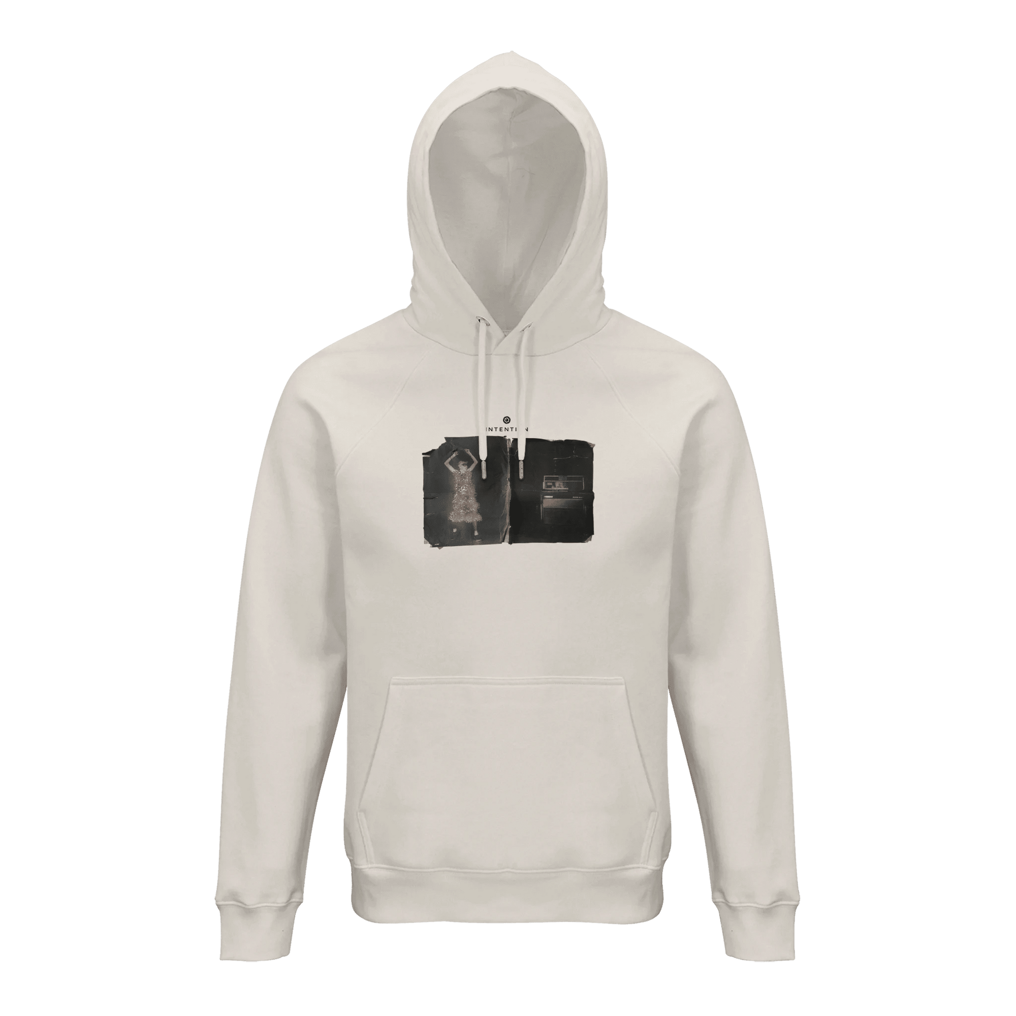 Vibrant - "Never too Late" Hoodie Off White XS 1