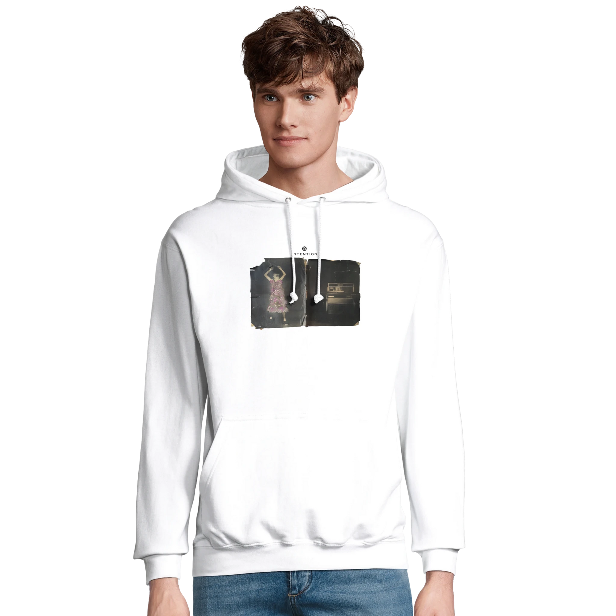 Vibrant - "Never too Late" Hoodie White XS 26