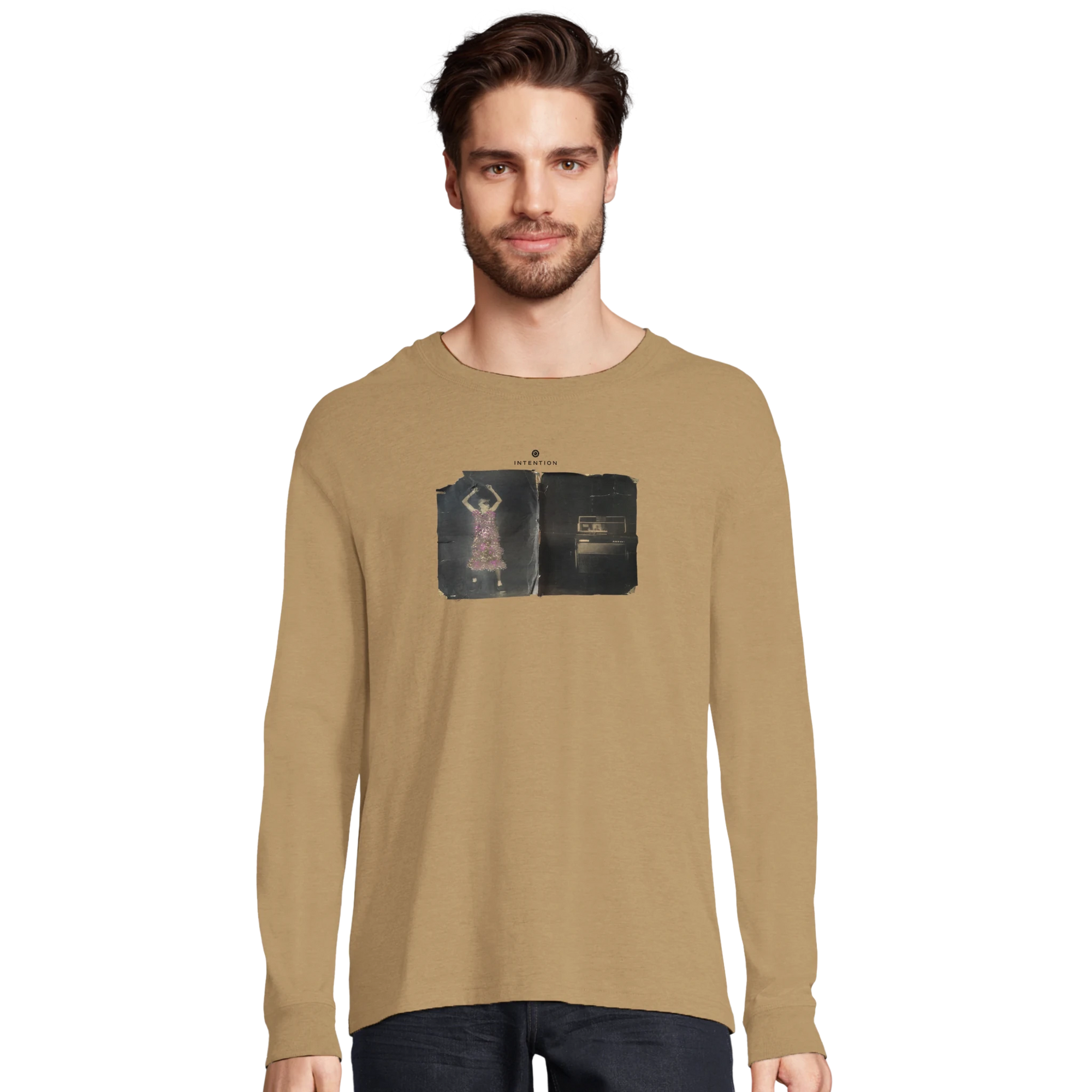 Vibrant - "Never too Late" Long sleeve dark beige XS 4