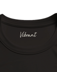 Vibrant - "Never too Late" T-shirt Deep Black 2