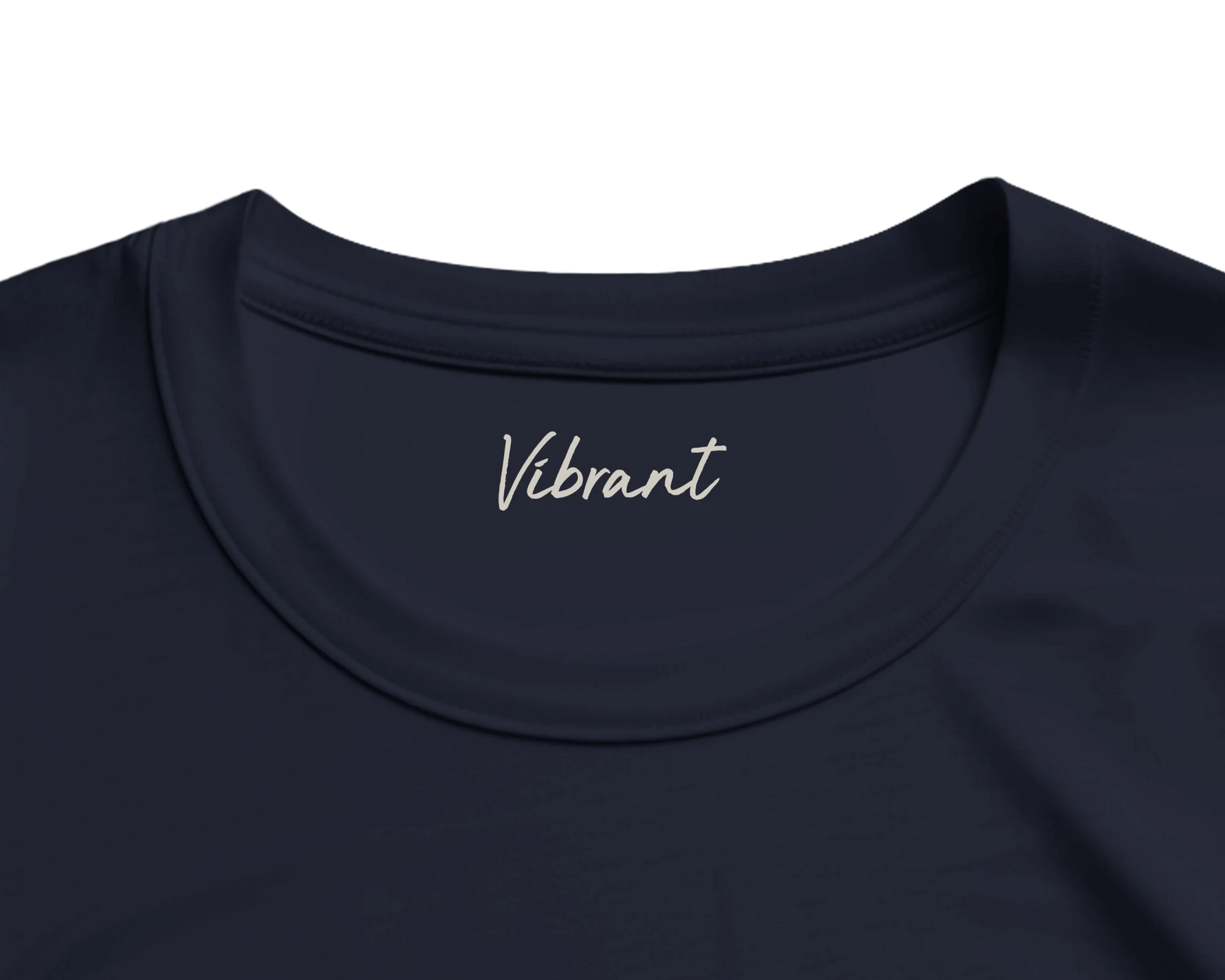 Vibrant - "Never too Late" T-shirt French Navy 2
