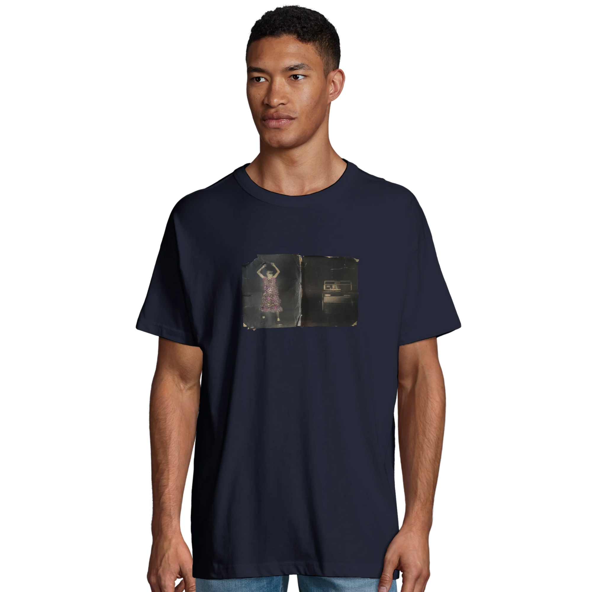 Vibrant - "Never too Late" T-shirt French Navy 4