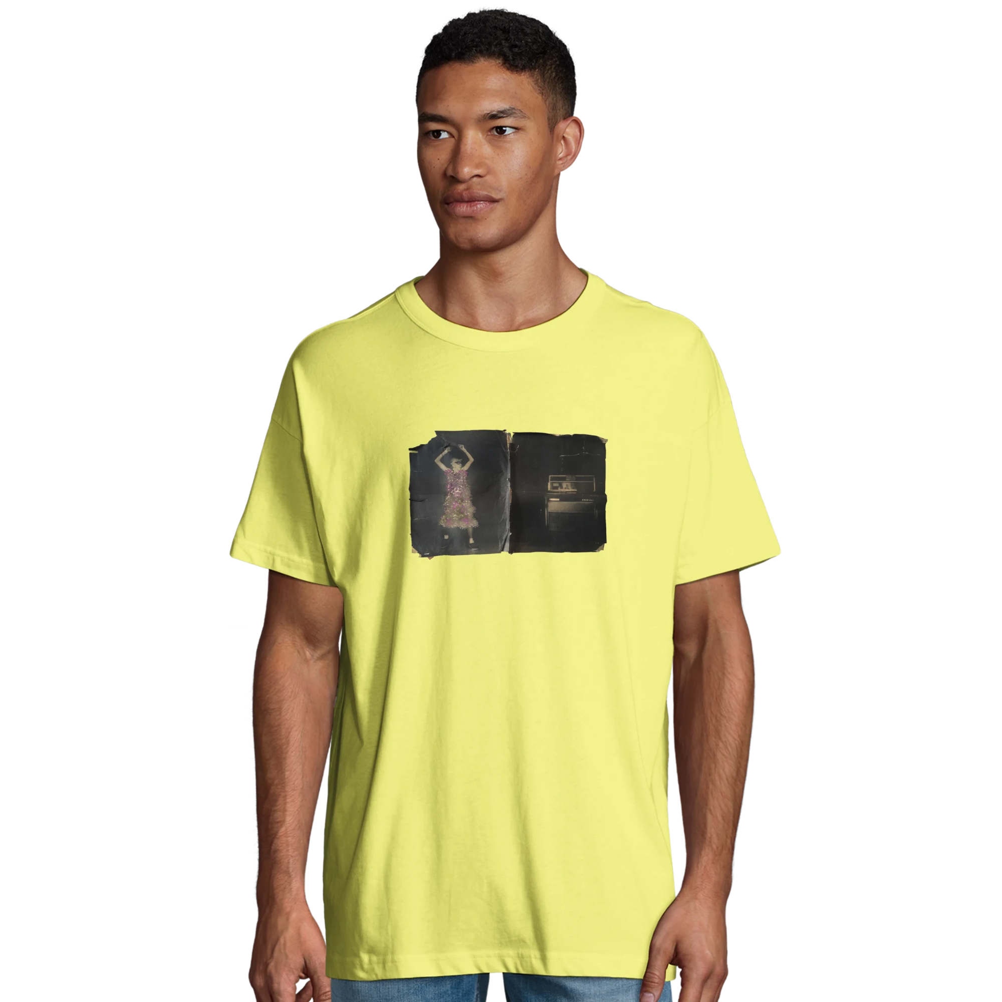 Vibrant - "Never too Late" T-shirt Light Yellow 4