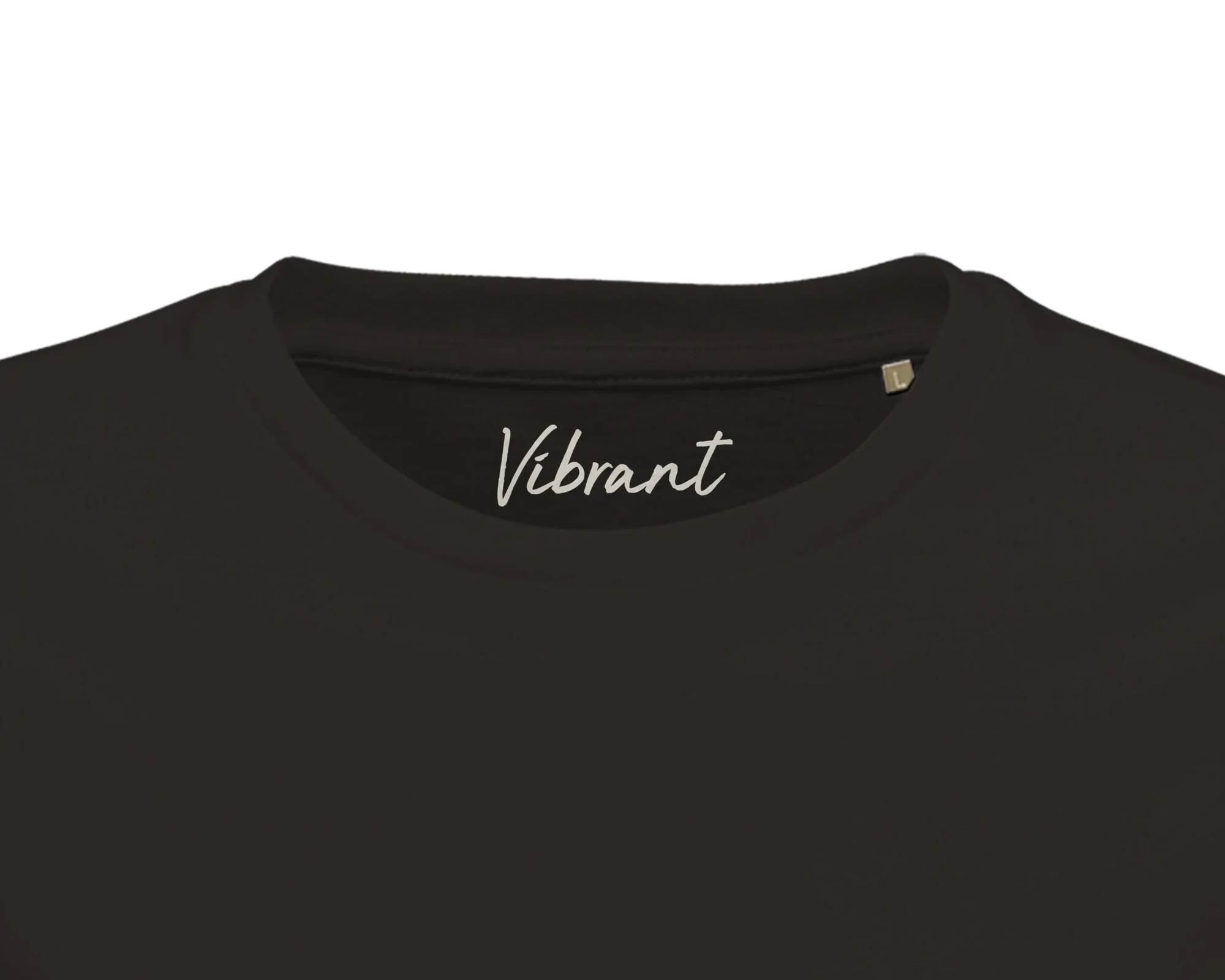 Vibrant - "Never too Late" T-shirt Deep Black 2