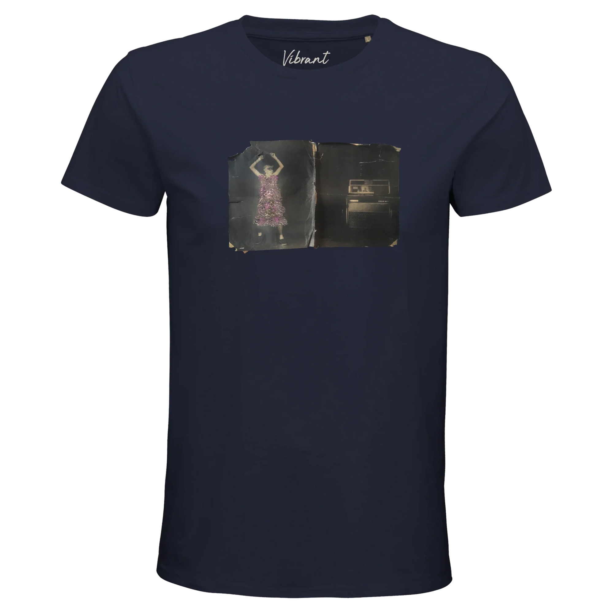 Vibrant - "Never too Late" T-shirt French Navy 1