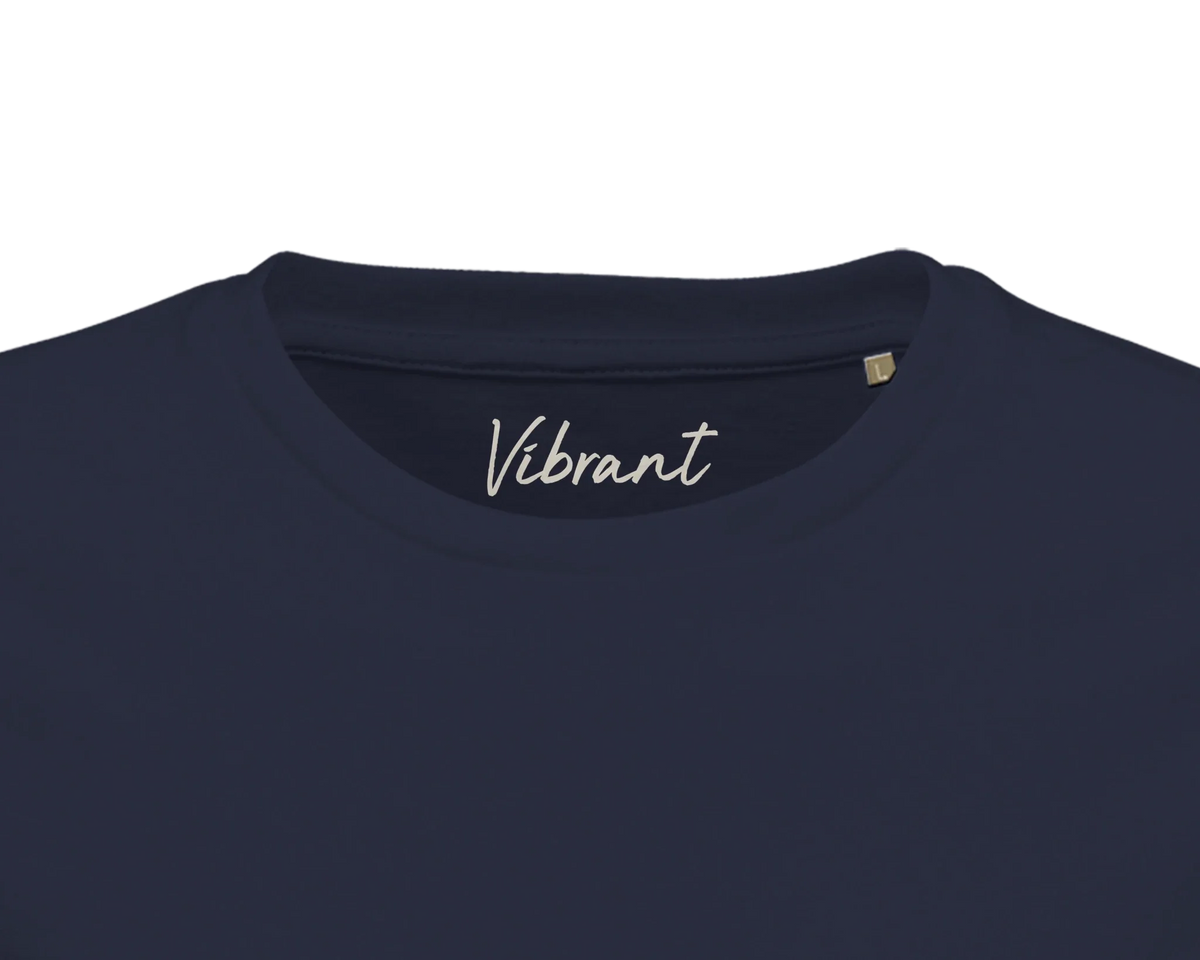 Vibrant - "Never too Late" T-shirt French Navy 2