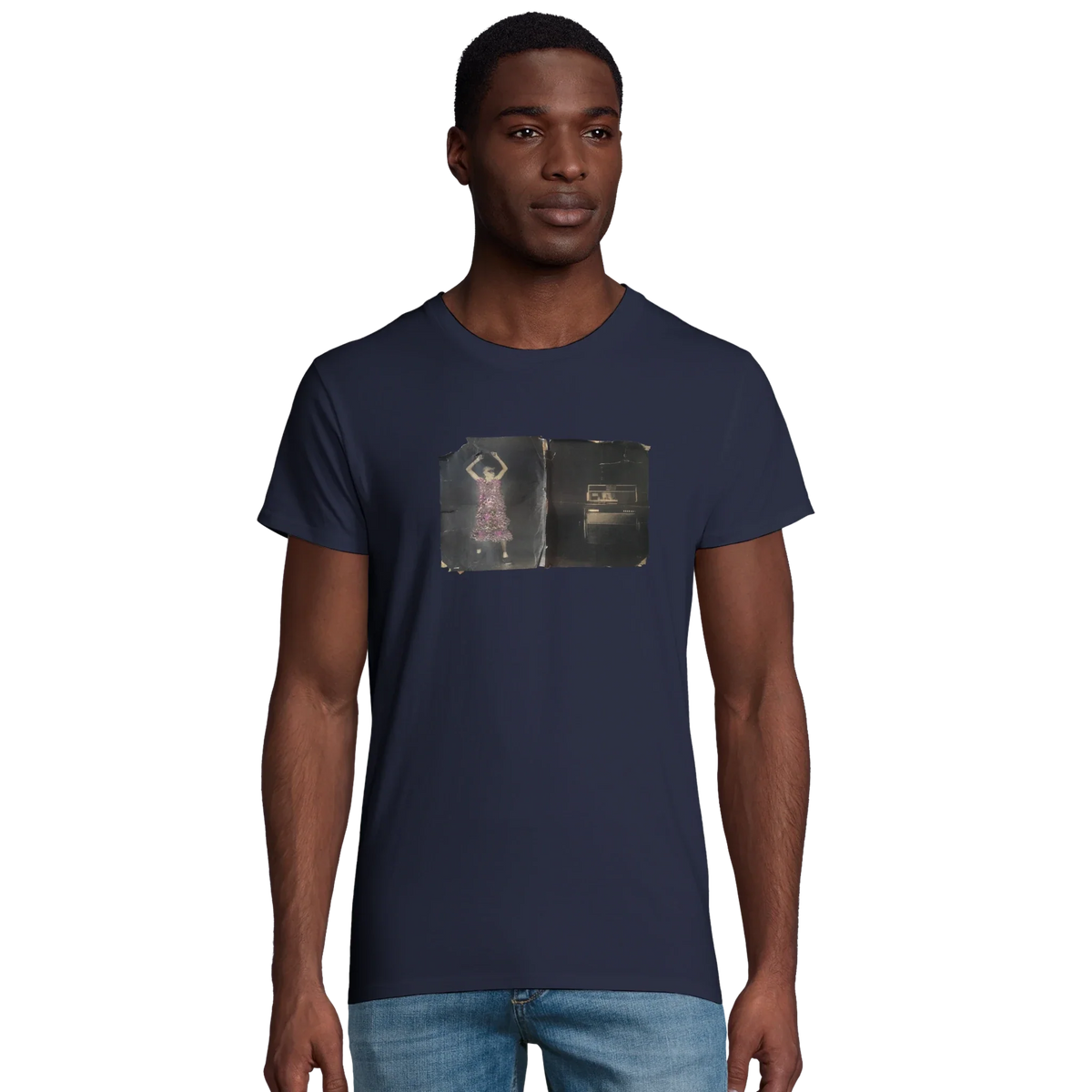 Vibrant - "Never too Late" T-shirt French Navy 4