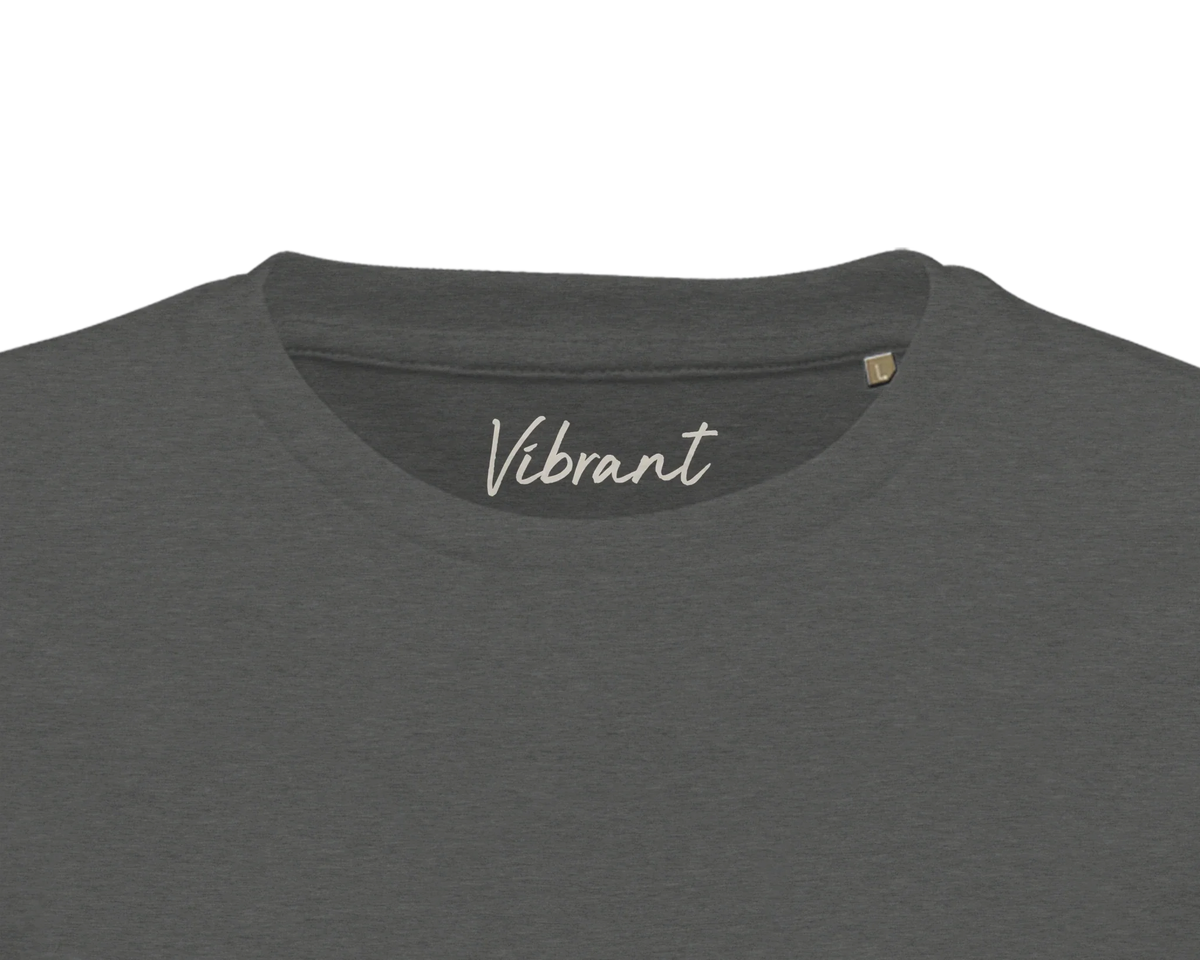 Vibrant - "Never too Late" T-shirt Grey Melange 2