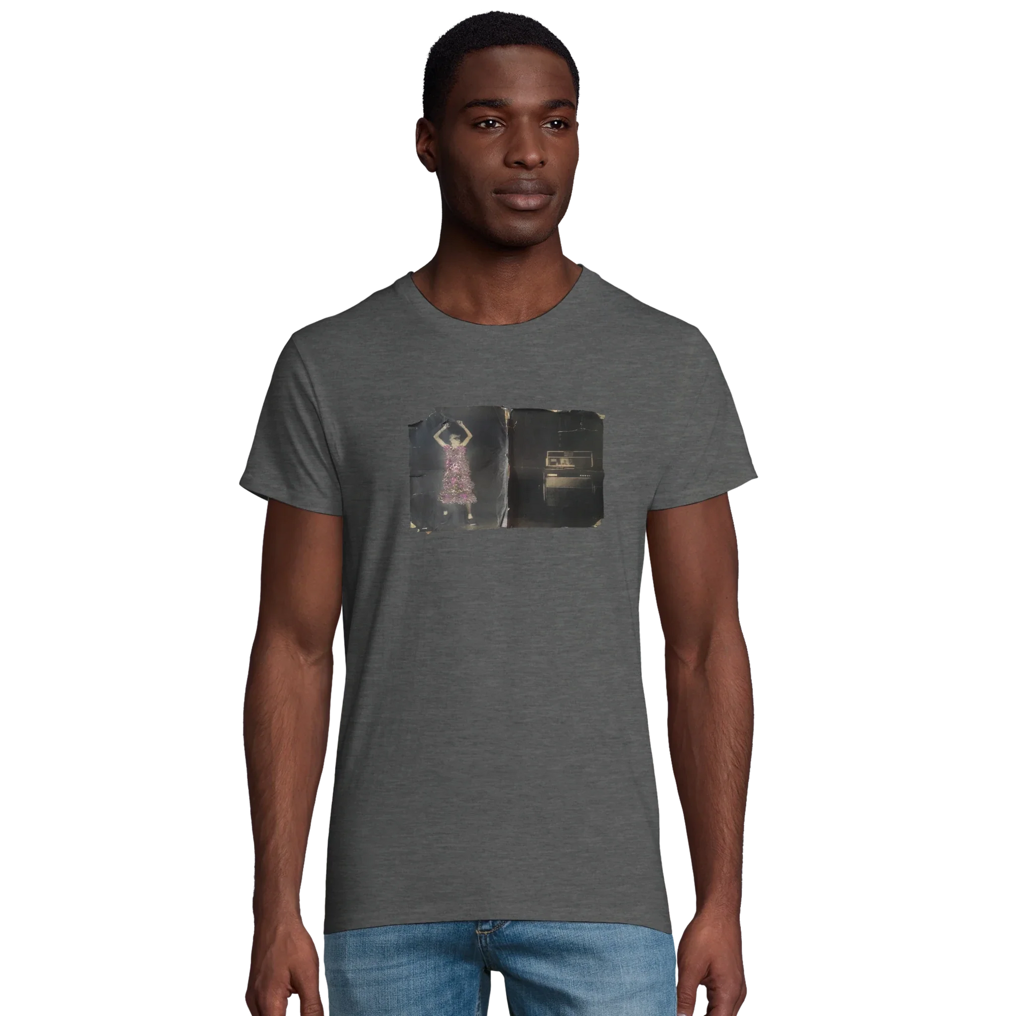Vibrant - "Never too Late" T-shirt Grey Melange 4