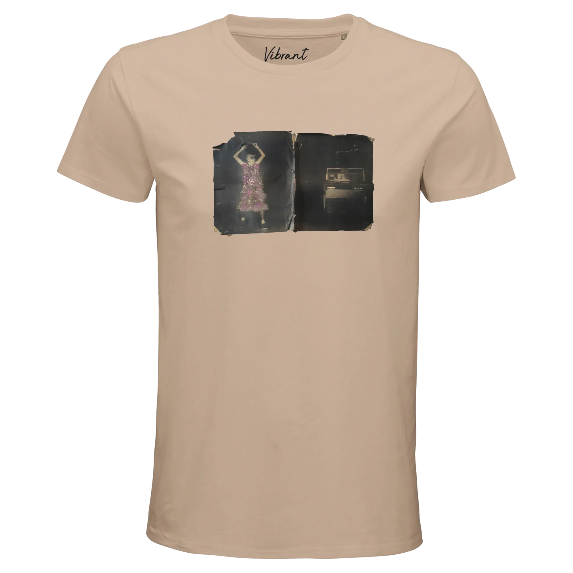 Vibrant - "Never too Late" T-shirt Khaki 1