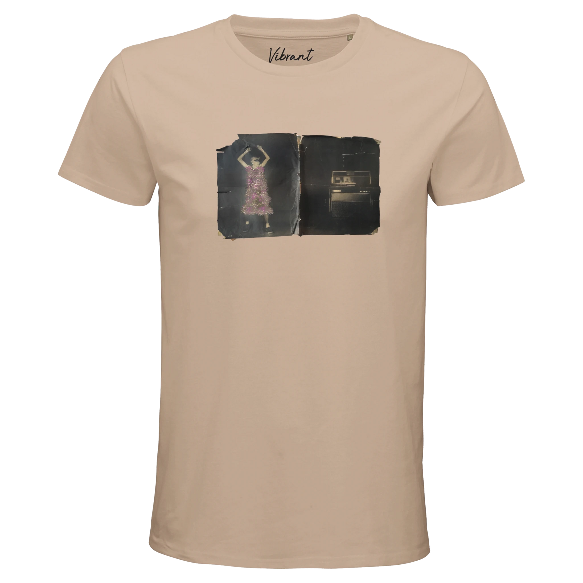 Vibrant - "Never too Late" T-shirt Khaki 1