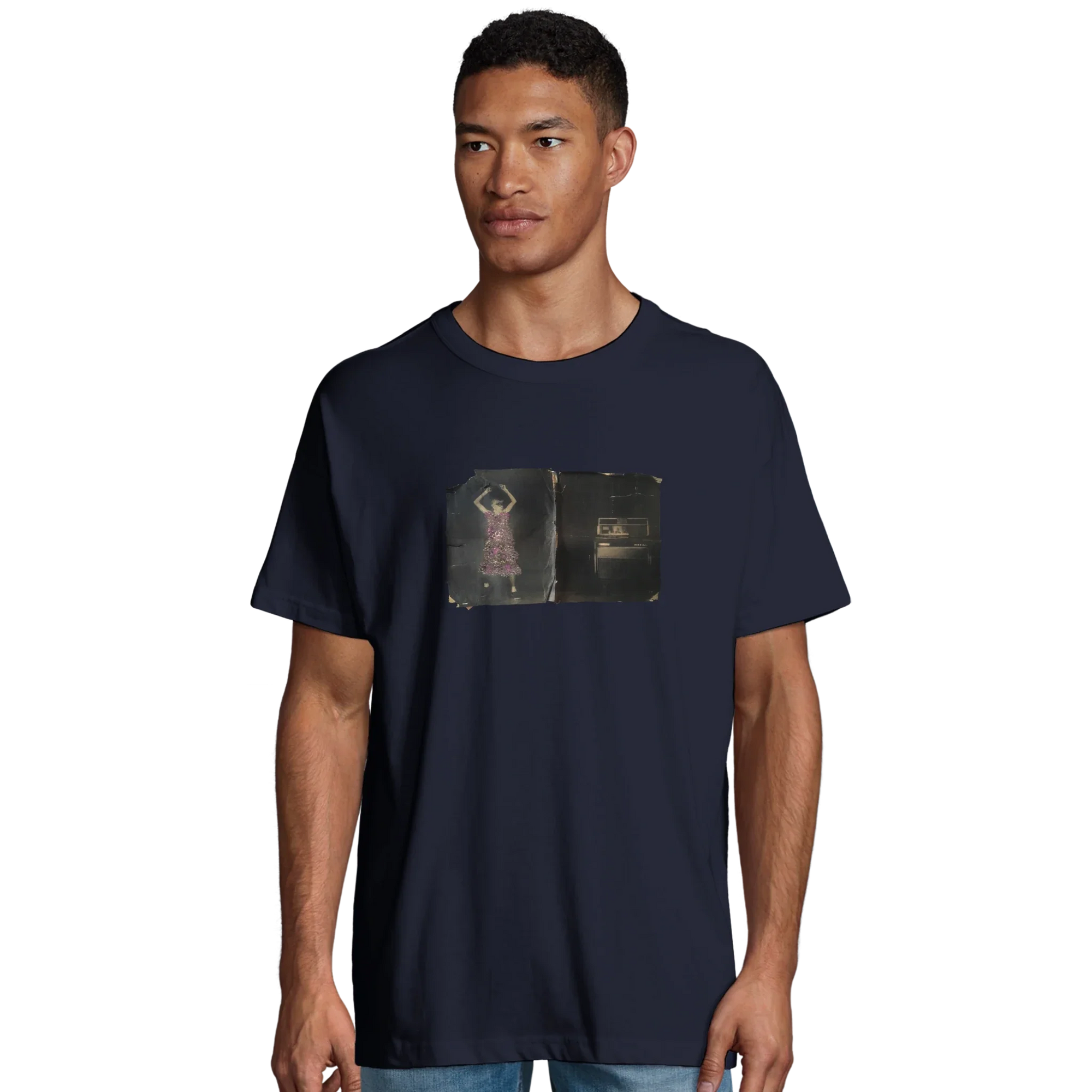 Vibrant - "Never too Late" T-shirt French Navy 4